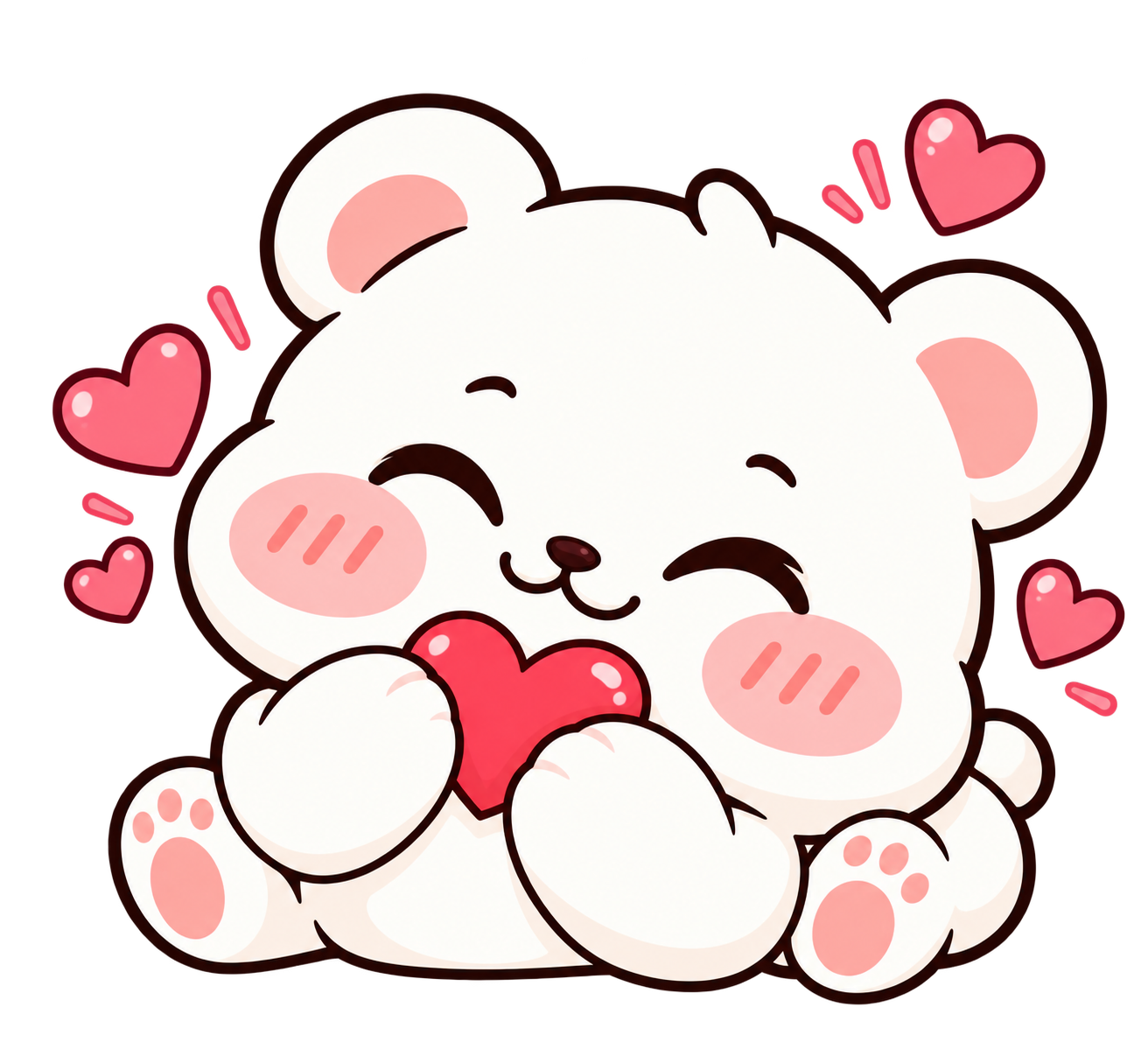 Sweet Reading Bear